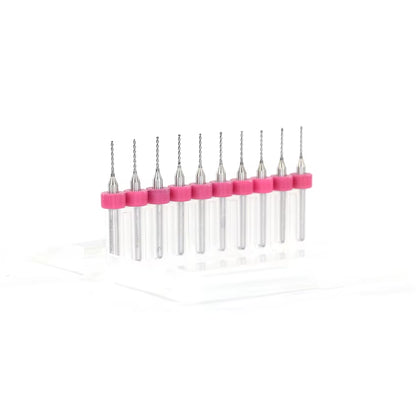 0.8Mm 10Pcs/Lot Carbide Micro Drill Bits CNC PCB Drill Bit Set