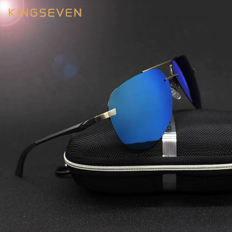 Aluminum Magnesium Polarized Sunglasses Men Driver Mirror Sun Glasses Male Fishing Female Eyewear for Men