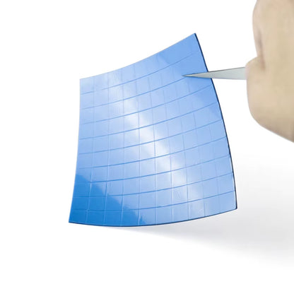 100 Pcs Blue 10Mm*10Mm GPU CPU Heatsink Cooling Conductivity 6.0 W Silicone Pad Processor Accessories Thermal Pad