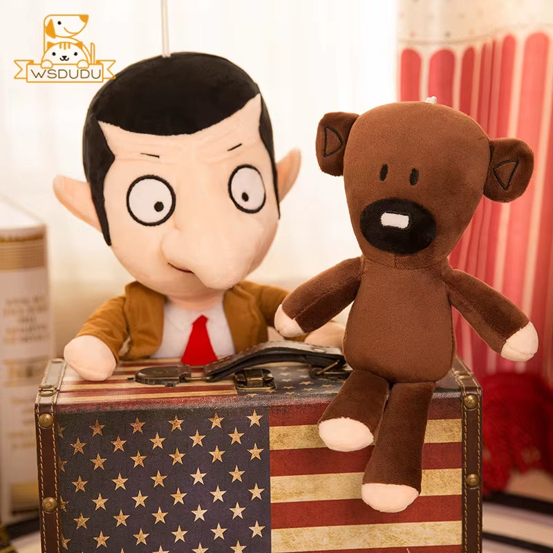 Cute Classic Comedy Teddy Bear Plush Doll Cartoon Stuffed Animal Toy Baby Soft Pillow Collectible Sofa Bed Decor Kids Adult Gift