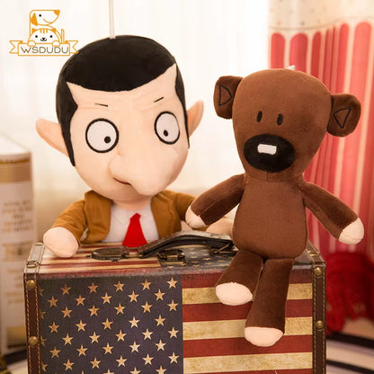 Cute Classic Comedy Teddy Bear Plush Doll Cartoon Stuffed Animal Toy Baby Soft Pillow Collectible Sofa Bed Decor Kids Adult Gift