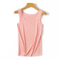 High Quality 2022Summer Solid Seamless Women Tank Tops Soft Modal Vest Sleeveless T Shirt Female White Tanks No-Trace TOPS