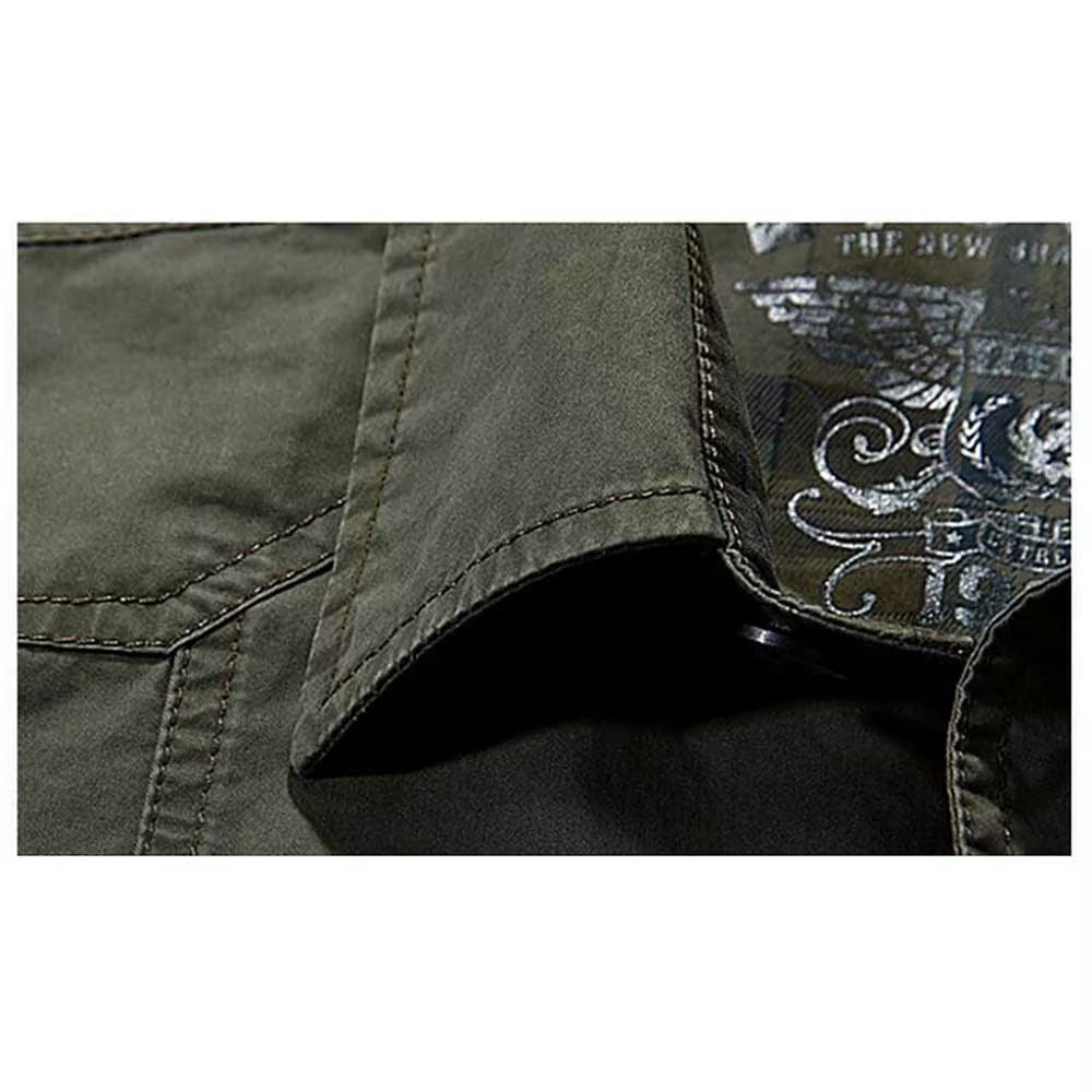 Fashion Cotton Casual Shirts Summer Men plus Size Loose Baggy Shirts Short Sleeve Turn-Down Collar Military Style Male Clothing