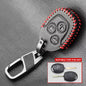 Car Styling Leather Key Chain Ring Cover Case Holder for Ford Focus 2 3 4 MK2 MK3 MK4 Kuga Edge Mondeo Fusion Ecosport Fiesta