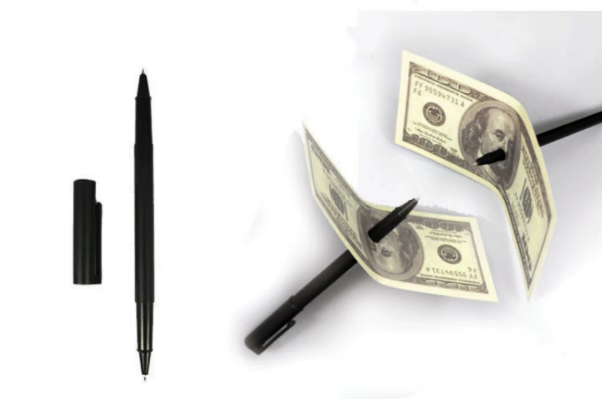 Magic Props Pen to Wear Banknotes Selling Novelty Toys Street Close-Up Performances