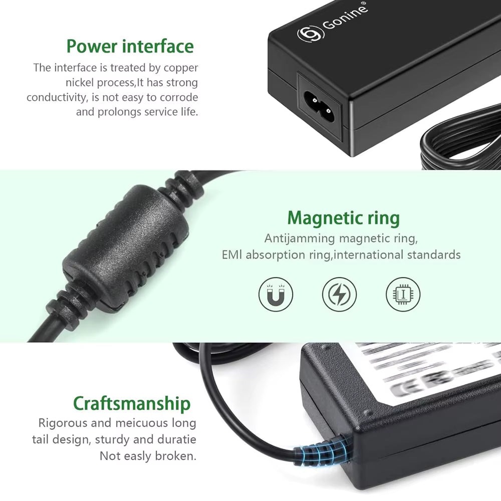 19V 3.42A Power Supply Adapter for Acer Aspire 5 E15 V5 V7 V3 R3 R7 S3 E1 M5 Series,Acer LCD Monitor S202HL S230HL S231HL S232HL