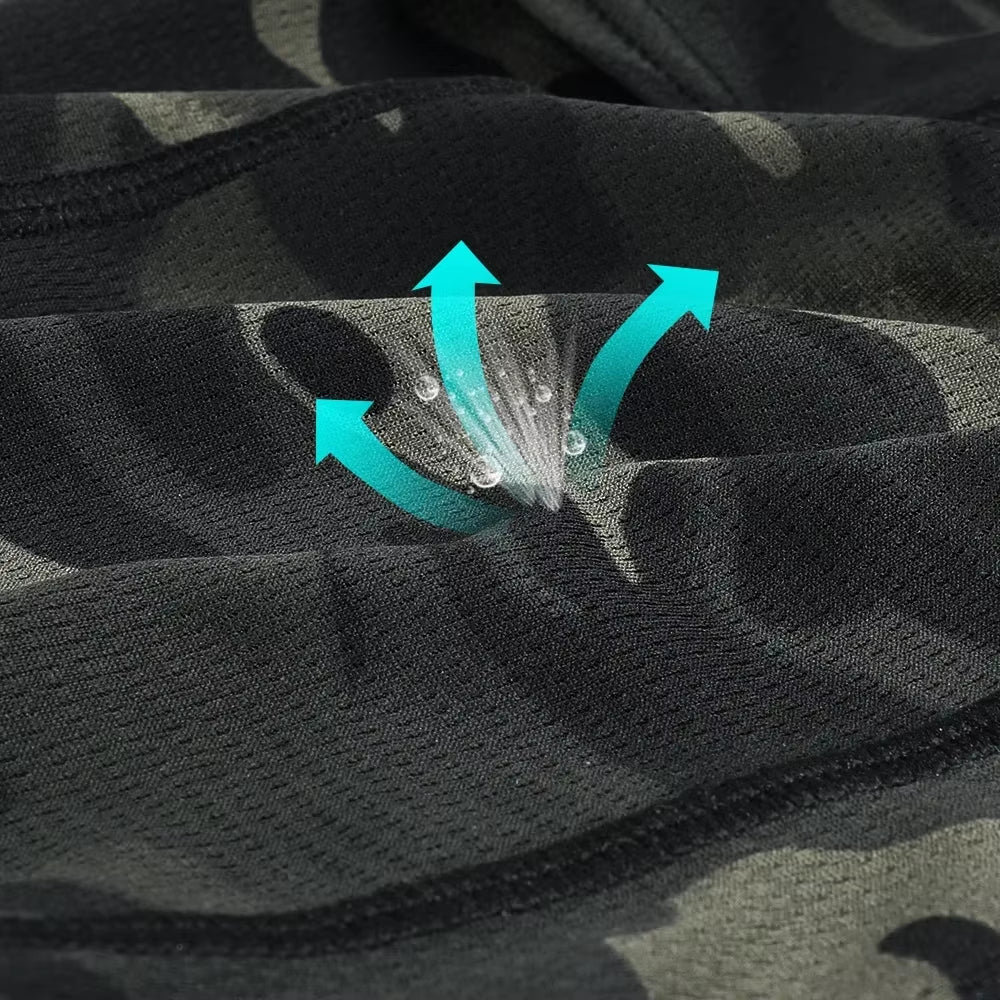 Camouflage Quick-Drying Mask Balaclava Outdoor Sport Bicycle Hood Hat Liner Full Face Cover Hiking Camping Hunting Fishing Men