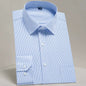 Men'S Classic Long Sleeve Standard-Fit Dress Shirts Formal Business Social Simple Basic Design White Work Office Casual Shirt