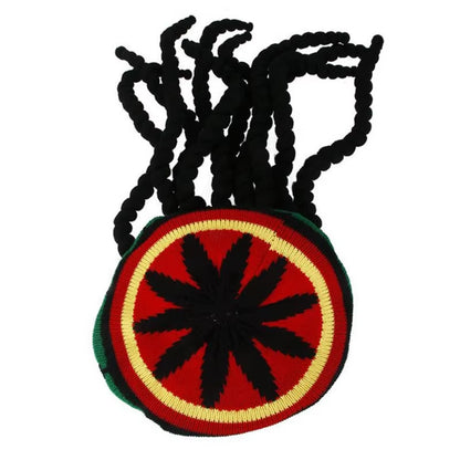 Men Women Jamican Rasta Hat Dreadlocks Wig Bob Marley Caribbean Fancy Dress Prop Unisex Knitted Beanie Hat