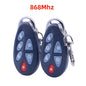 433Mhz or 868Mhz PB-403R Remote Control Arm Disarm Home Arm SOS 6 Key Function Wireless Alarm Remote Keyfob