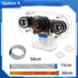 Raspberry Pi 175° IR-CUT Camera Night Vision Focal Adjustable 5MP Fish Eye Auto Switch Day Night for Raspberry Pi 5 4B 3B+ Zero