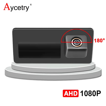 180° AHD 1080P Car Trunk Handle Rear View Camera for Audi A3 A4 A5 S5 Q3 Q5 for VW Golf Passat Tiguan Jetta Sharan Touareg B6 B7