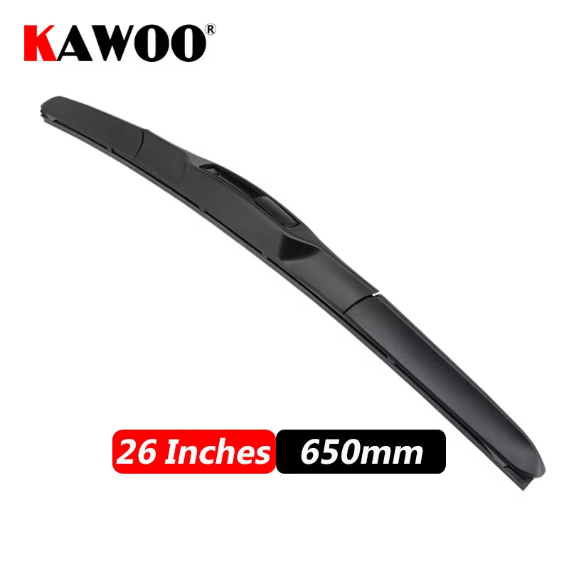 Car Wiper Blade Universal U Hook Type 14"16"17"18"19"20"21"22"24"26" Windscreen Windshield Rubber Hybrid Auto Wipers Accessories
