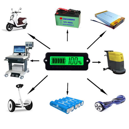 3S 4S 5S 6S 7S 8S 10S 11S 12S 13S 15S LY6W Lithium Li-Ion Lipo Battery Capacity Indicator LCD Display Remaining Detector Tester