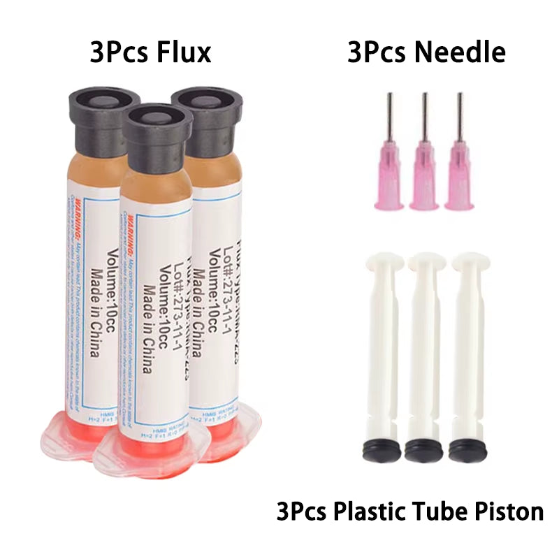 10Cc Solder PCB SMD Soldering Paste Flux Grease RMA223 RMA-223 for Chips Computer Phone LED BGA SMD PGA PCB DIY Repair Tool