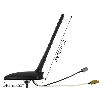 Multifunctional Vehicle Antenna with Base Signal Boosts Improve Signal Reception & Charging Convenience Simple Installs