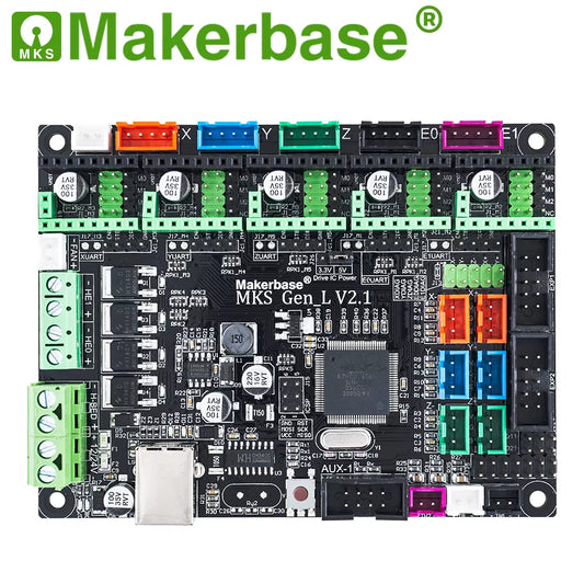 MKS Gen_L 2.1 3D Printer Parts Control Board Support TMC2209 2208 Uart Mode Gen L