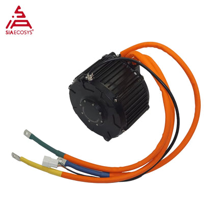 QS Motors 165 10000W Hall Mid Drive Electric Motorcycle PMSM Motor with ND721200 Controller Kits Electric Scooter