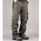 Men'S Cargo Pants Mens Casual Multi Pockets Sports Large Size 44 Tactical Pants Men Outwear Straight Loose Fashion Long Trousers
