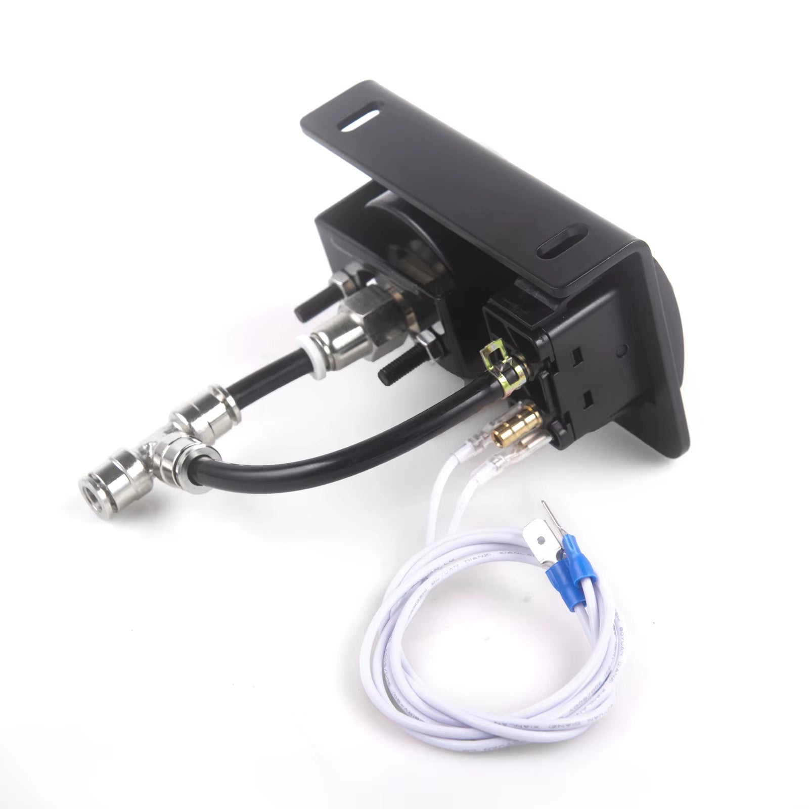 Auto 12V/24V Air Pump/Truck Seat/Air Spring Start Control Switch Electric Manual Paddle Valve Air Suspension Self Inflating Set