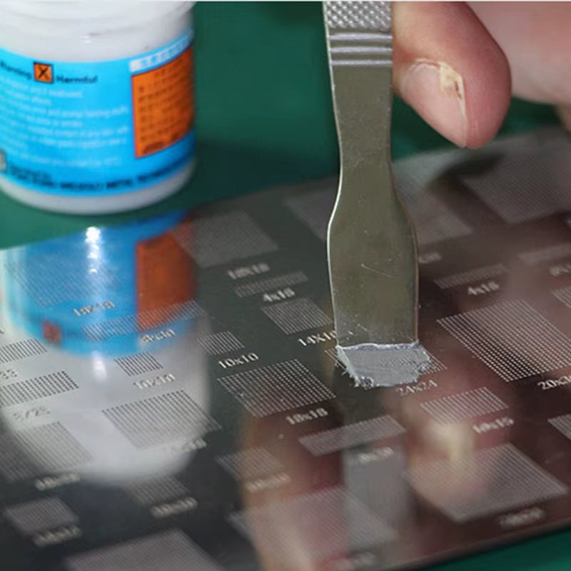 Phone Repair Tools Memory Metal Tin Scraping Knife Solder Paste Mixing Knife Spudger Pry Opening for Iphone Repair Tools