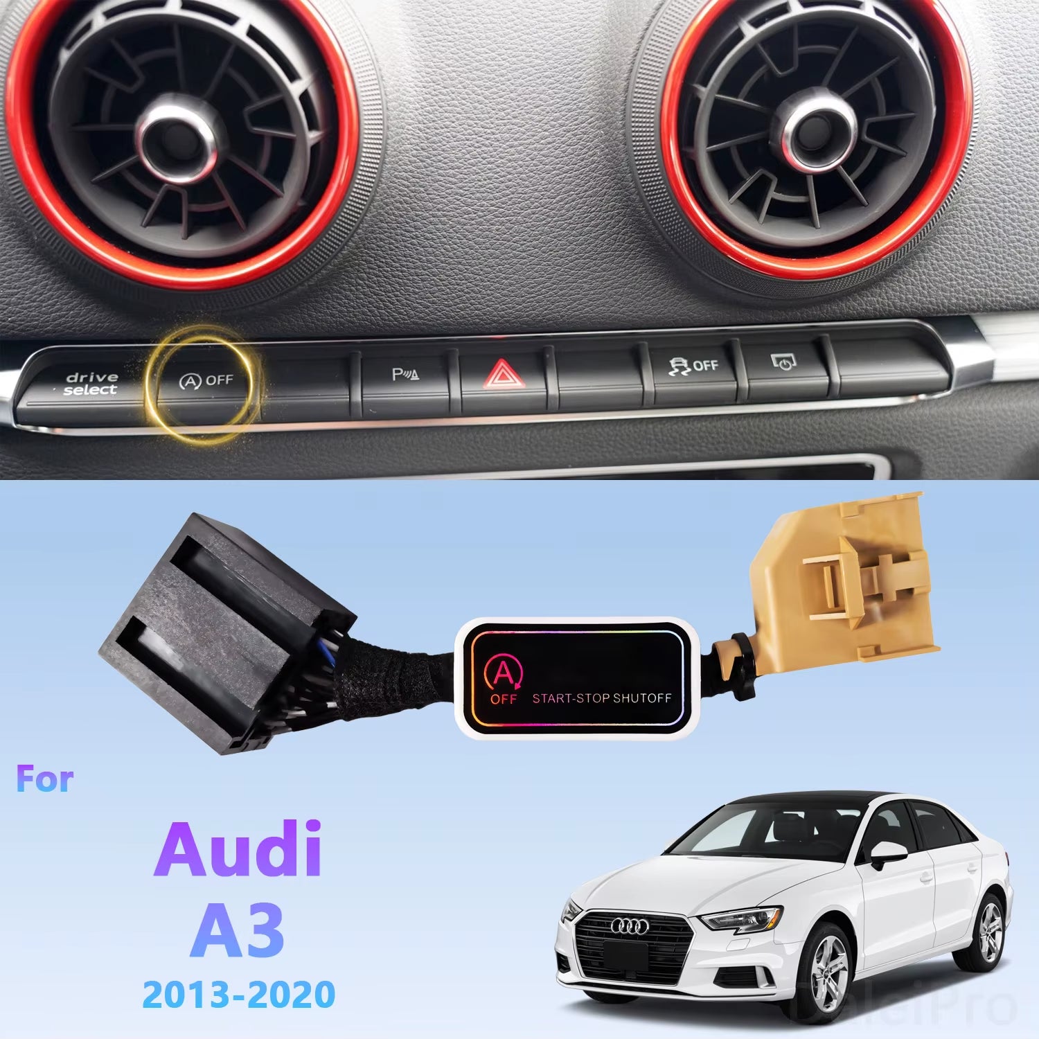 Auto Start Stop Disabler for Audi A3 2013-2019 2020 Car Automatic Stop Start Engine System off Device Control Sensor Plug Stop