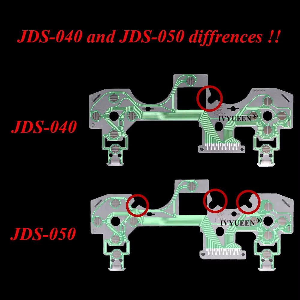 Replacement Buttons Ribbon Circuit Board for PS4 Dualshock 4 Pro Slim Controller Conductive Film Keypad Flex Cable PCB