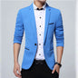 Classic Men'S Blazers 5XL Autumn Spring Korean Style Slim Suit Jacket Men Blazer Masculino Clothing Vetement Homme A3F1415