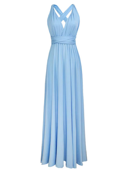Sexy Women Boho Maxi Club Dress Red Bandage Long Dress Party Multiway Bridesmaids Convertible Infinity Robe Longue Femme