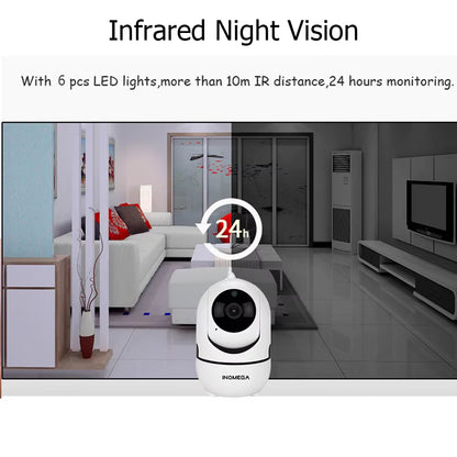 INQMEGA 1080P Cloud Wireless IP Camera Intelligent Auto Tracking of Human Home Security Surveillance CCTV Network Mini Wifi Cam