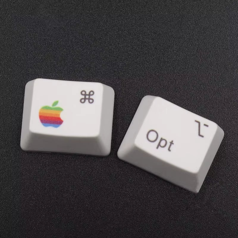 PBT Keycaps MAC Commond and Option Keys Dye-Sublimation Cherry MX Key Caps for MX Switches Mechanical Gaming Keyboard