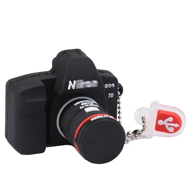 Hot Selling Camera Shape USB Flash Memory Stick Thumb Drive 64GB/32GB /16GB Memory Stick Flash Card Photography Gifts