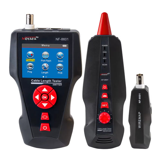 Original  NF-8601W Multifunction Network Cable Tester RJ45 RJ11 BNC POE PING Crosstalk Test Network Wire Cable Tracker