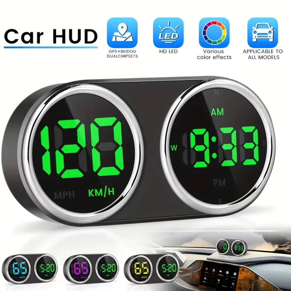 Vehicle Monitor Car Speedometer Safe Driving Fuel Consumption User-Friendly Installation for Driving Assistance
