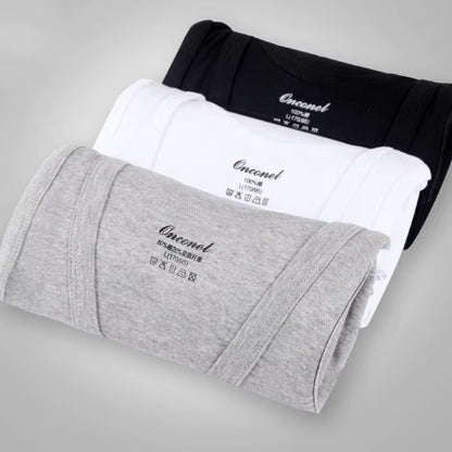 3Pcs/Lot Cotton Mens Underwear Sleeveless Tank Top Solid Muscle Vest Undershirts O-Neck Gymclothing T-Shirt Men'S Vest