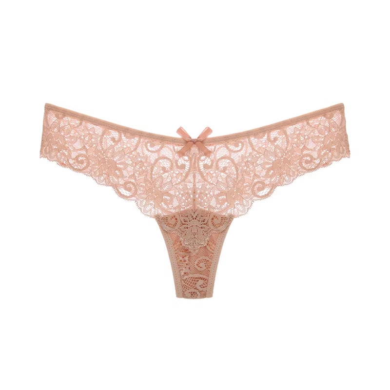 3Pcs Sexy Underwear Woman Thongs Panties Lace G-String T-Back Female Underwear Sexy Lace Thongs Underpants Panties for Woman