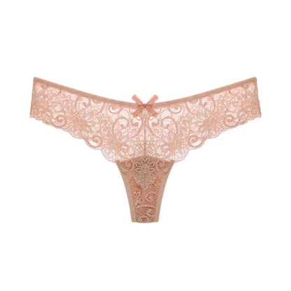 3Pcs Sexy Underwear Woman Thongs Panties Lace G-String T-Back Female Underwear Sexy Lace Thongs Underpants Panties for Woman