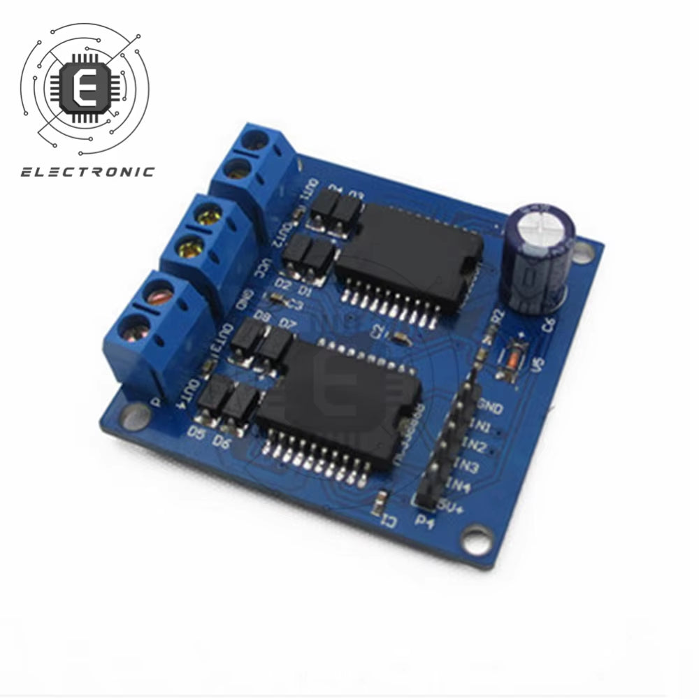 Dual MC33886 DC Motor Driver Module 5A Stepper Motor Driver Board Controller Module for Robot Smart Car