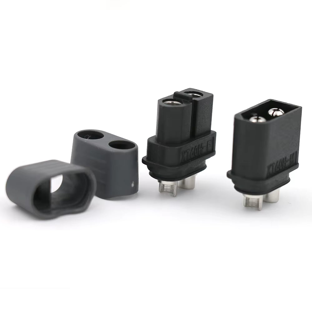 10 X Amass XT60+ XT60H Plug Connector with Sheath Housing 5 Male 5 Female (5 Pair ) for Rc Lipo Battery Rc Drone Car Boat