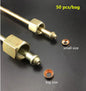 50 Pcs High Pressure Pipe Nest Copper Pad Cone Gasket for High Pressure Oil Tube anti Oil Leaking Gasket