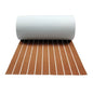 580X2400X5Mm EVA Foam Faux Teak Boat Decking Mat Brown Deck Sheet Yacht Flooring anti Skid Mat Self Adhesive Vehicle Pad