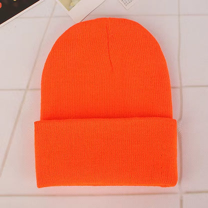 Solid Color Winter Hats for Woman New Beanies Knitted Cute Hat Girls Autumn Female Beanie Caps Warmer Bonnet Ladies Casual Cap