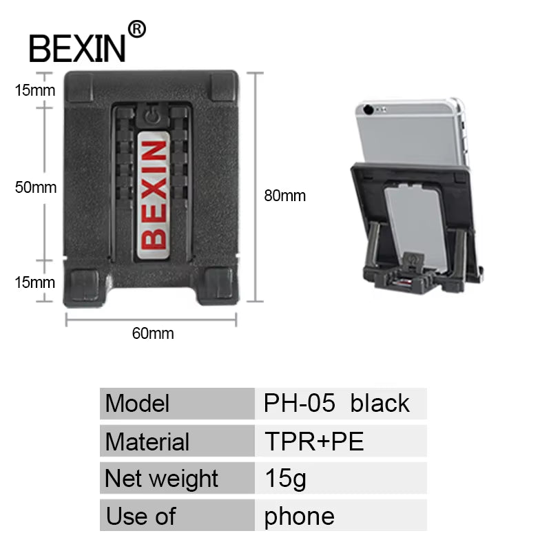 BEXIN Uninversal Desktop Portable Support Foldable Adjustment Angle Phone Stand for Mobile Phone Tablet