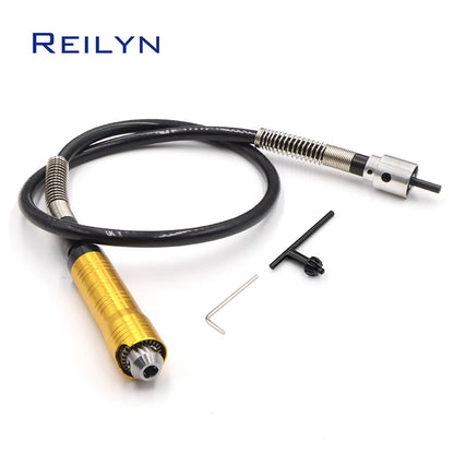Flexible Shaft Tube Hand Drill Clamping Size 0-6.5Mm for Dremel Extension Shaft Tube for Electric Grinder Rotary Tool