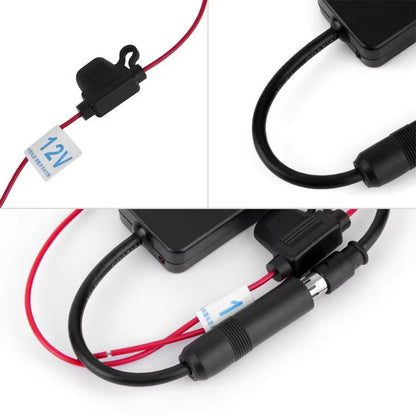 Ant-208 Car FM Antenna Amplifier 12V, Signal Booster for Marine/Boat/Vehicle, 2.4Ghz, Easy Install