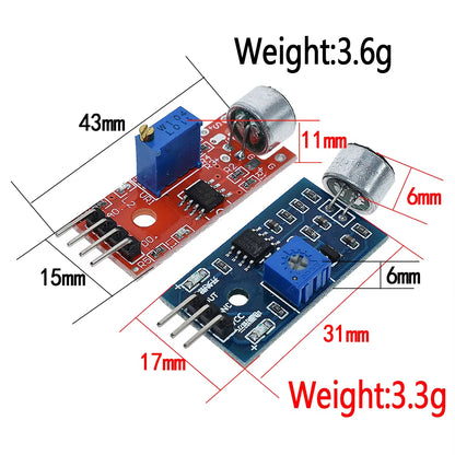 Selling Sound Sensor Module Sound Control Sensor MAX4466 Max9814Switch Detection Whistle Switch Microphone Amplifier for Arduino