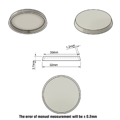 Plastic 32Mm round Bases for Warhammer Miniatures and Boardgame