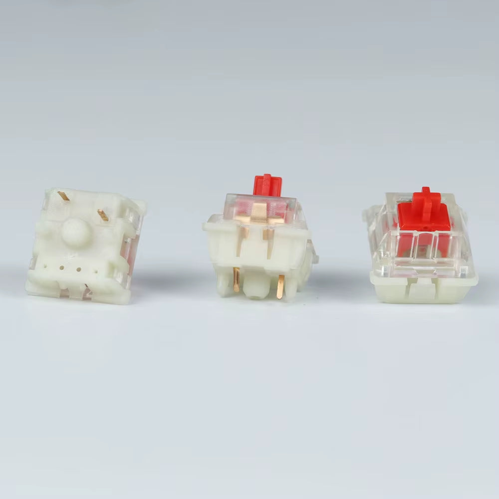 Switch Black Red Clear 5Pin Transparent Tops for Mechaniacl Keyboard Compatible with MX Switch