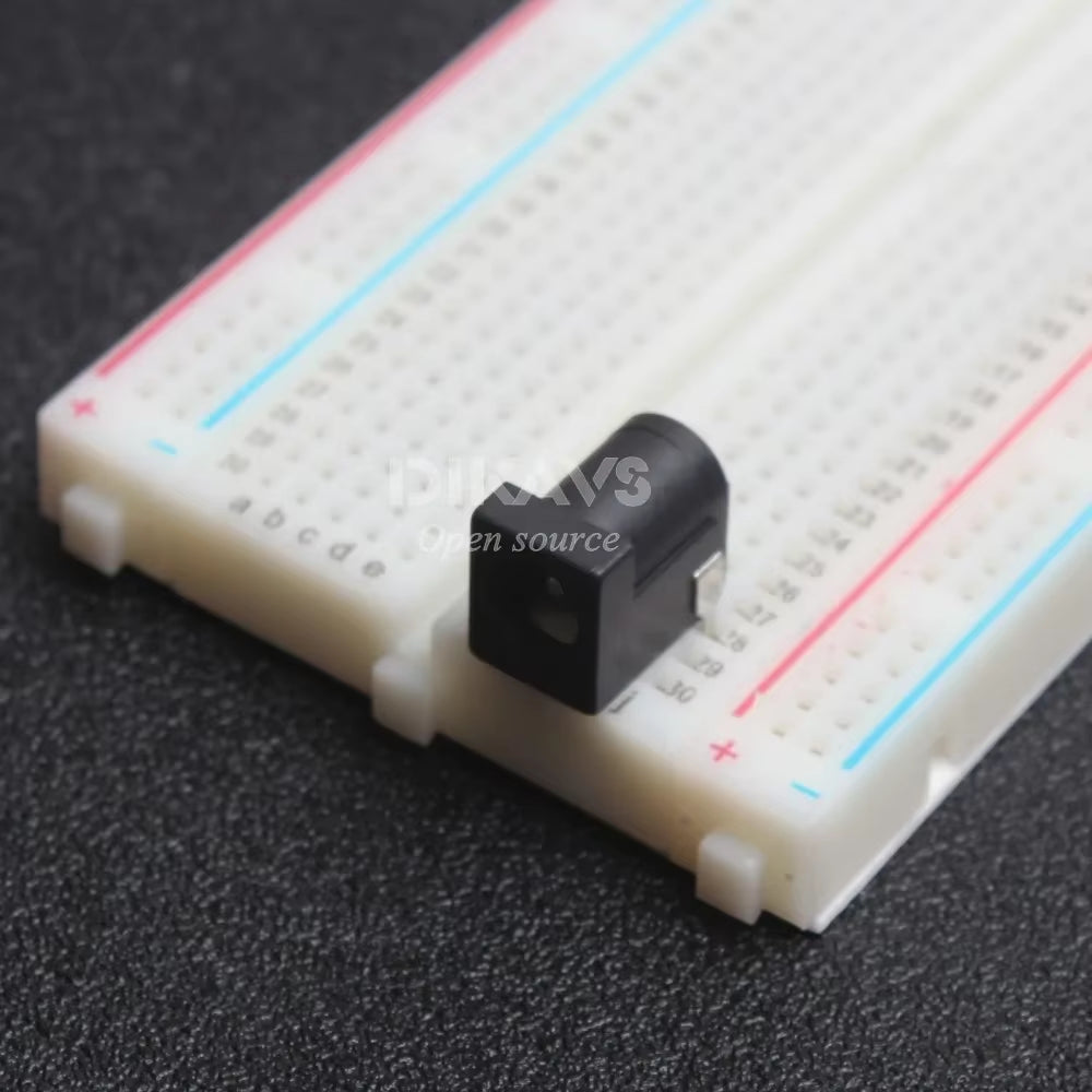 10Pcs Breadboard-Friendly 2.1Mm DC Barrel Jack DC005