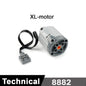 MOC Train Motor Kit Servo,Battery Box, IR Remote, LED Lights Power Functions Parts for Smart Technical Building Blocks Creations
